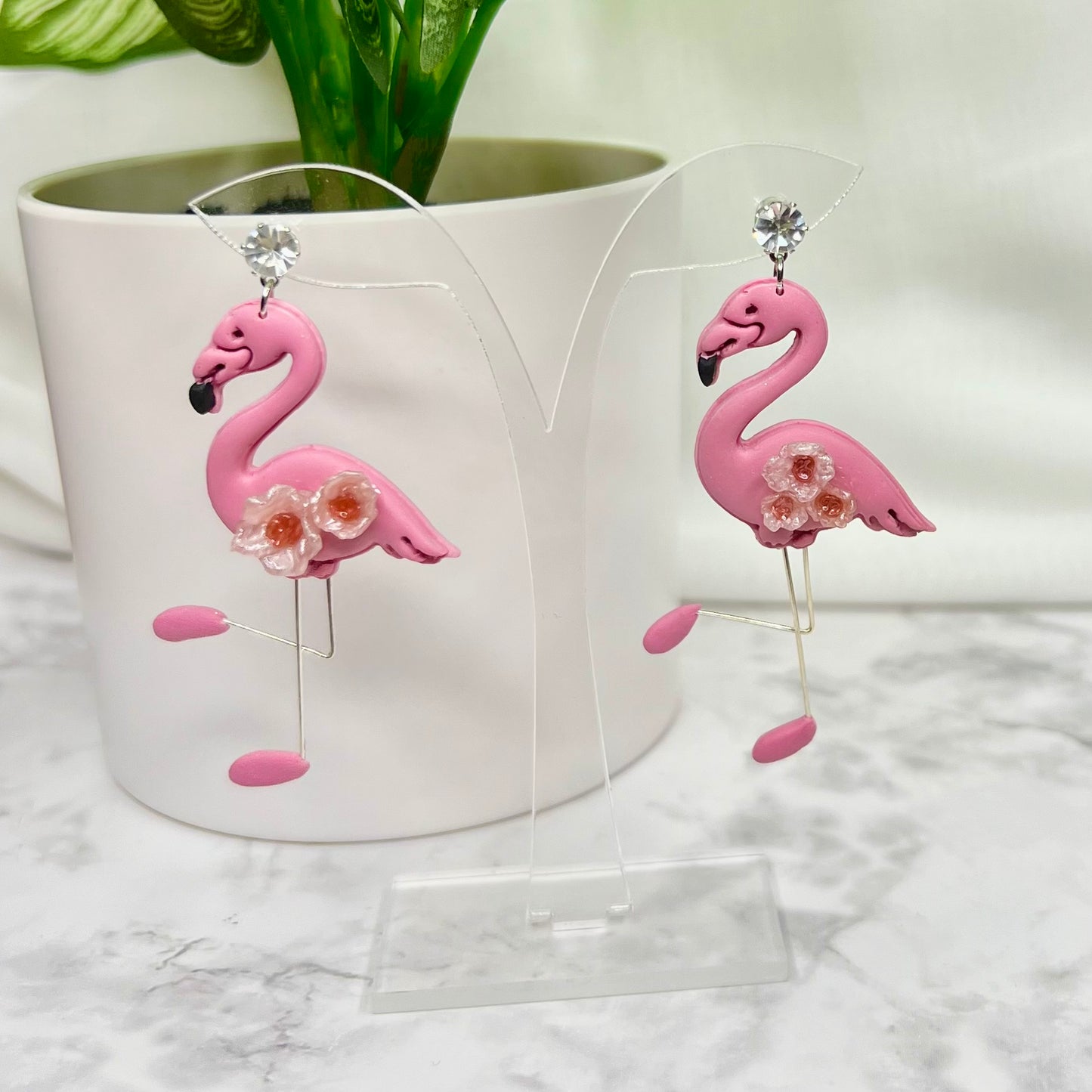 Floral Flamingo