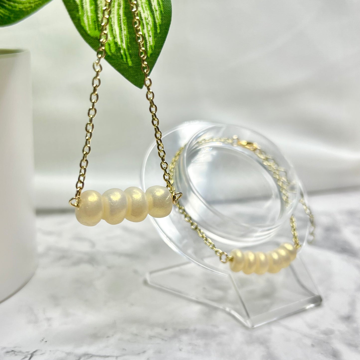 Pearlescent Ivory Bracelet