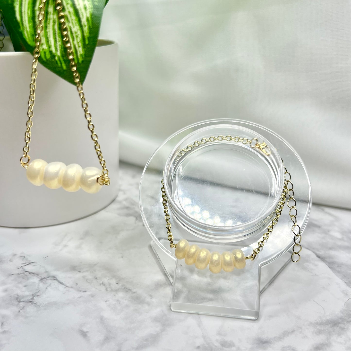 Pearlescent Ivory Bracelet