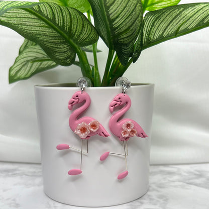 Floral Flamingo